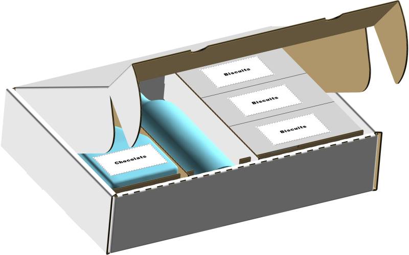 Un coffret compartimenté avec montage ergonomique en carton ondulé à Lyon