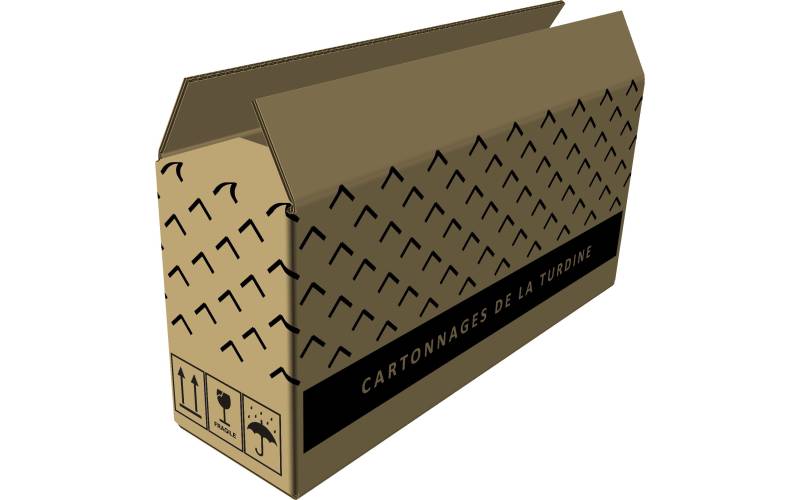 Réalisation d’une caisse américaine aux dimensions personnalisées avec une impression sur mesure près de Roanne en Auvergne-Rhône-Alpes